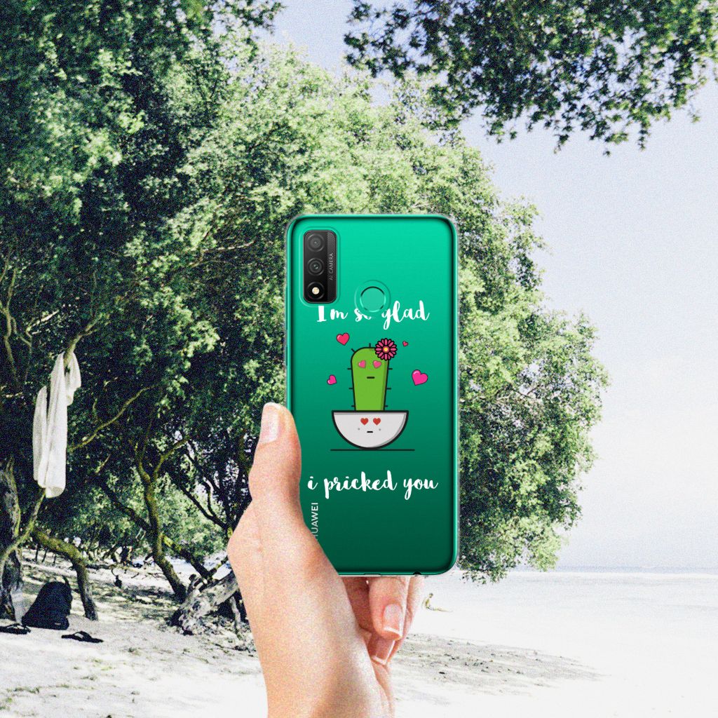 Huawei P Smart 2020 Telefoonhoesje met Naam Cactus Glad B2C Telecom