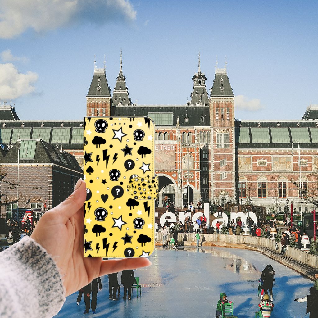 Telefoonhoesje met Naam Apple iPhone 11 Pro Max Punk Geel
