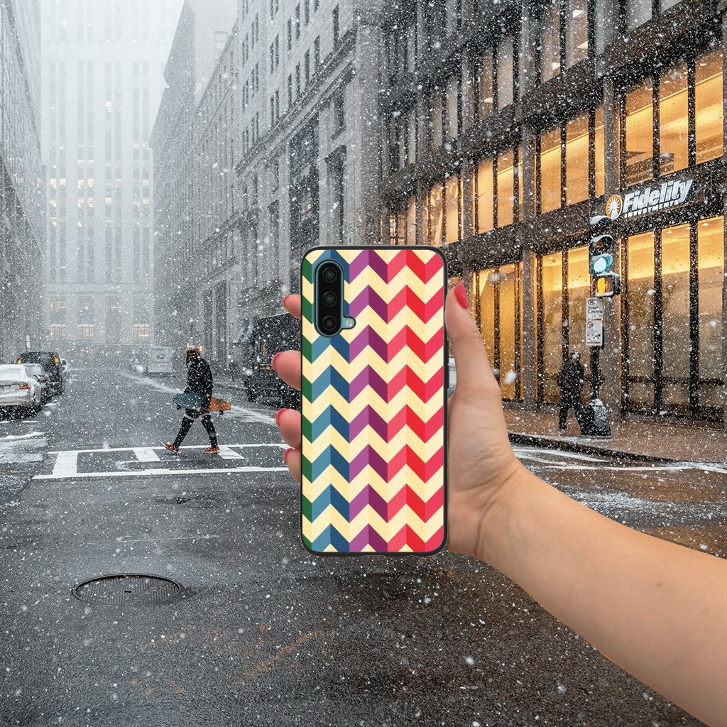 OnePlus Nord CE 5G Back Case Zigzag Multi Color B2C Telecom