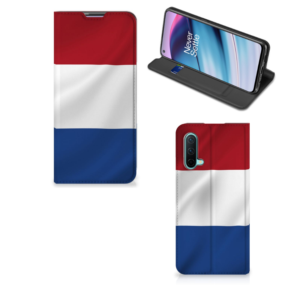 OnePlus Nord CE 5G Standcase Nederlandse Vlag - B2C Telecom