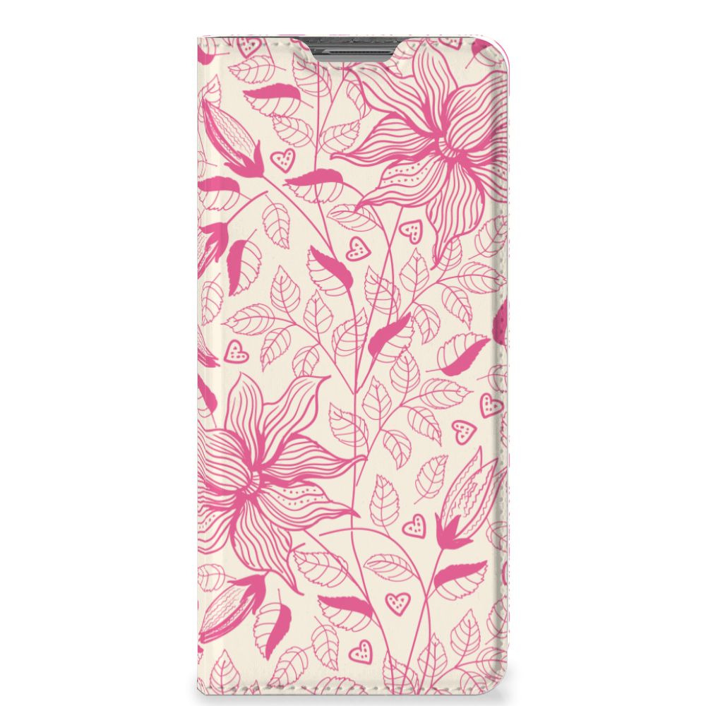 OPPO Find X5 Smart Cover Pink Flowers - B2C Telecom