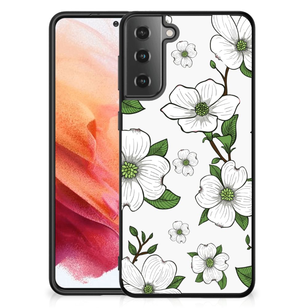 Samsung Galaxy S21 Bloemen Hoesje Dogwood Flowers