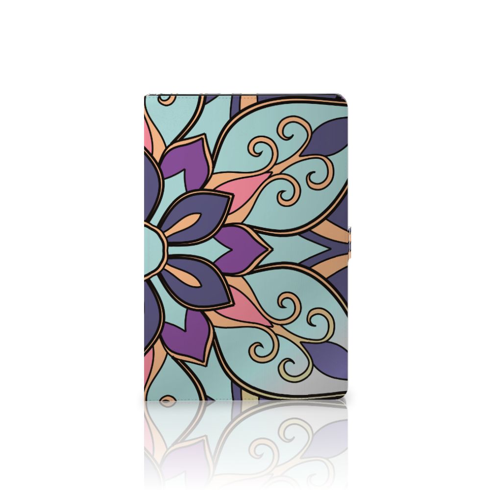 Samsung Galaxy Tab S7 FE | S7+ | S8+ Tablet Cover Purple Flower