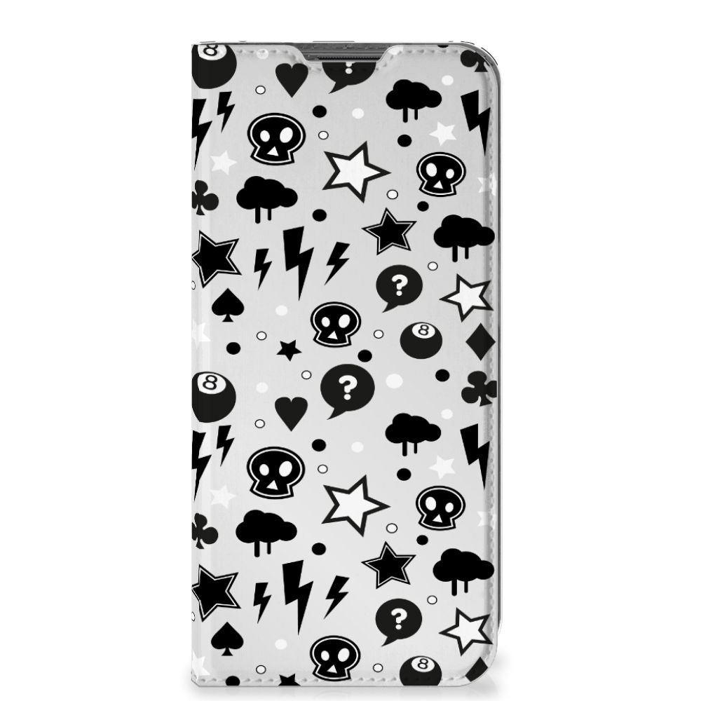 Mobiel BookCase Nokia G11 | G21 Silver Punk - B2C Telecom