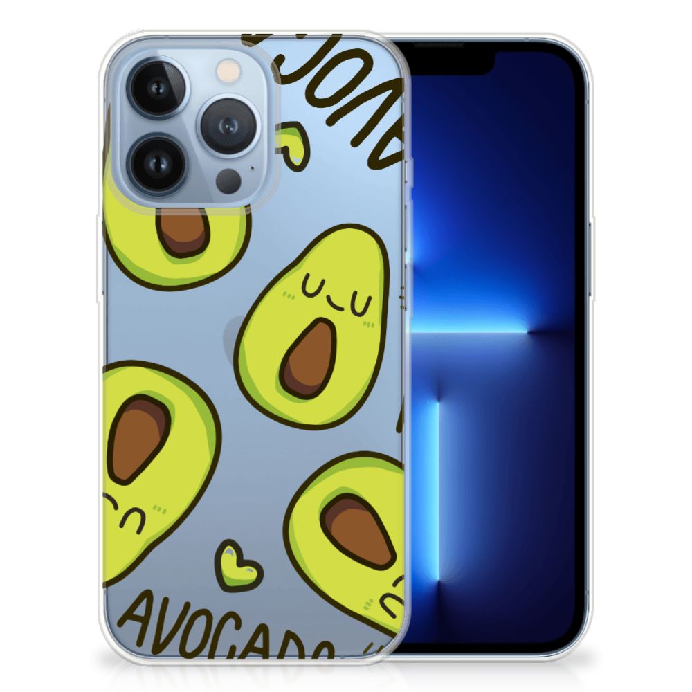 Apple iPhone 13 Pro Telefoonhoesje met Naam Avocado Singing B2C Telecom