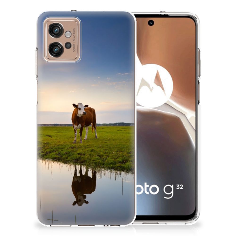 Motorola Moto G32 TPU Hoesje Koe