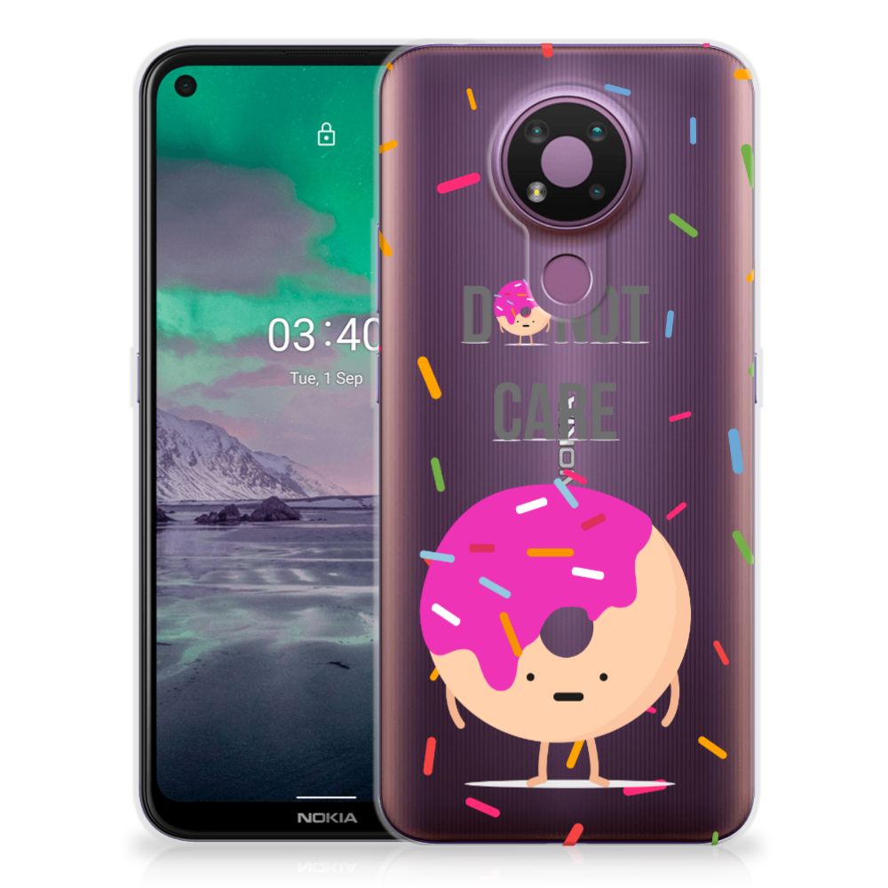 Nokia 3.4 Siliconen Case Donut Roze B2C Telecom