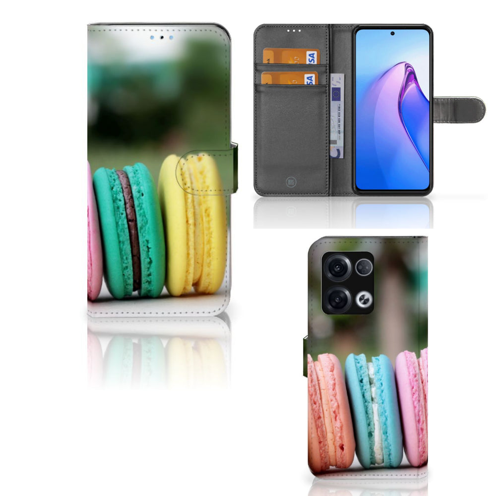 OPPO Reno8 Pro Book Cover Macarons