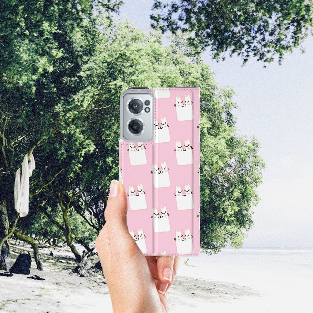 OnePlus Nord CE 2 5G Hoesje maken Sleeping Cats - B2C Telecom