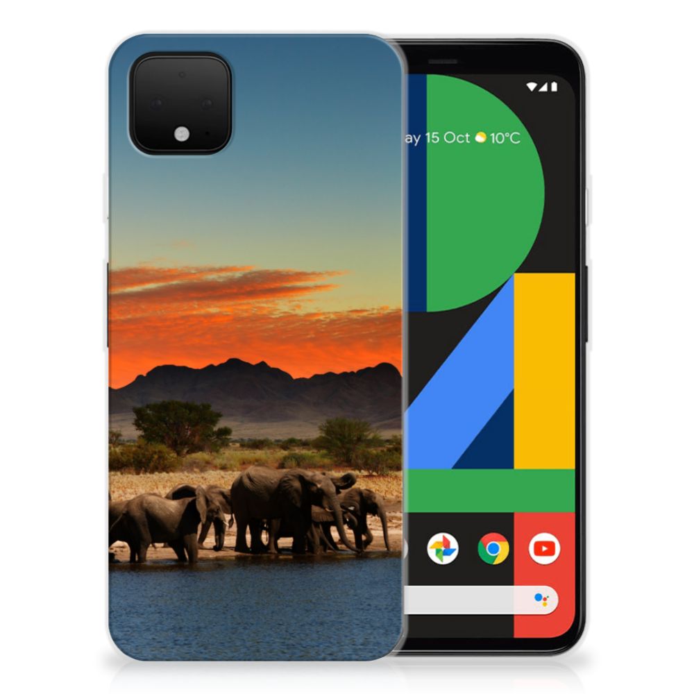 Google Pixel 4 XL TPU Hoesje Olifanten B2C Telecom