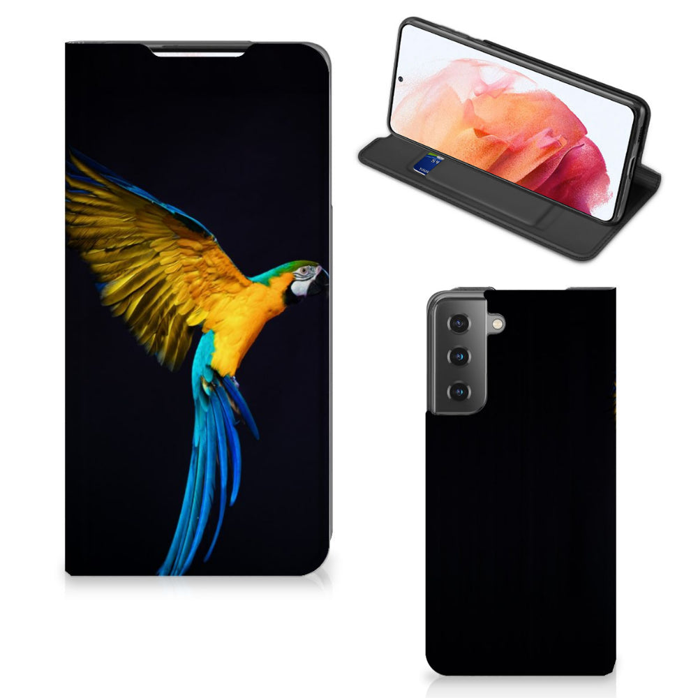 Samsung Galaxy S21 Hoesje maken Papegaai