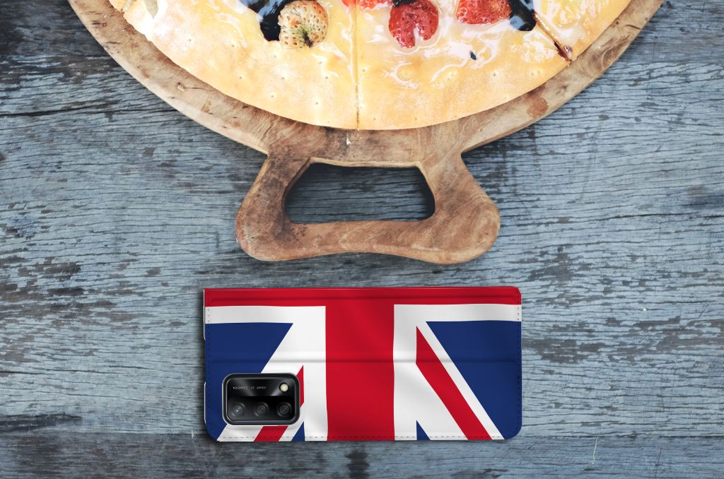 OPPO A74 4G Standcase Groot-Brittannië - B2C Telecom