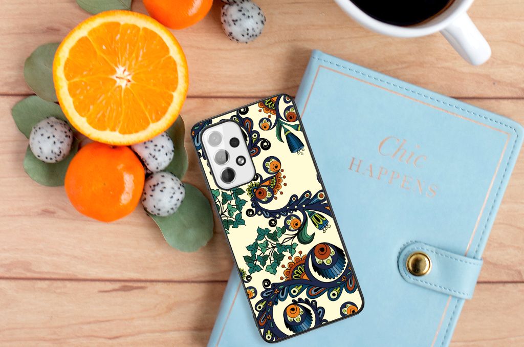 Back Cover Samsung Galaxy A73 Barok Flower B2C Telecom
