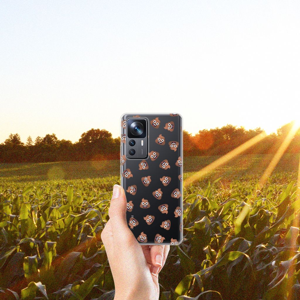 TPU bumper voor Xiaomi 12T | 12T Pro Poep Emojis B2C Telecom