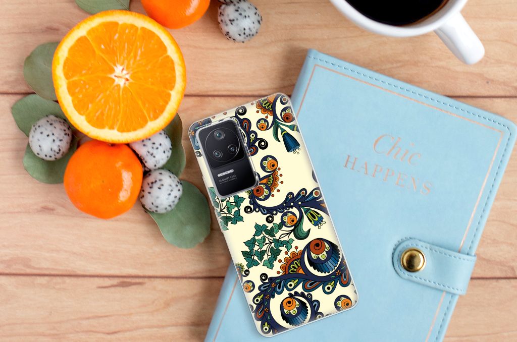 Siliconen Hoesje Xiaomi Poco F4 Barok Flower B2C Telecom
