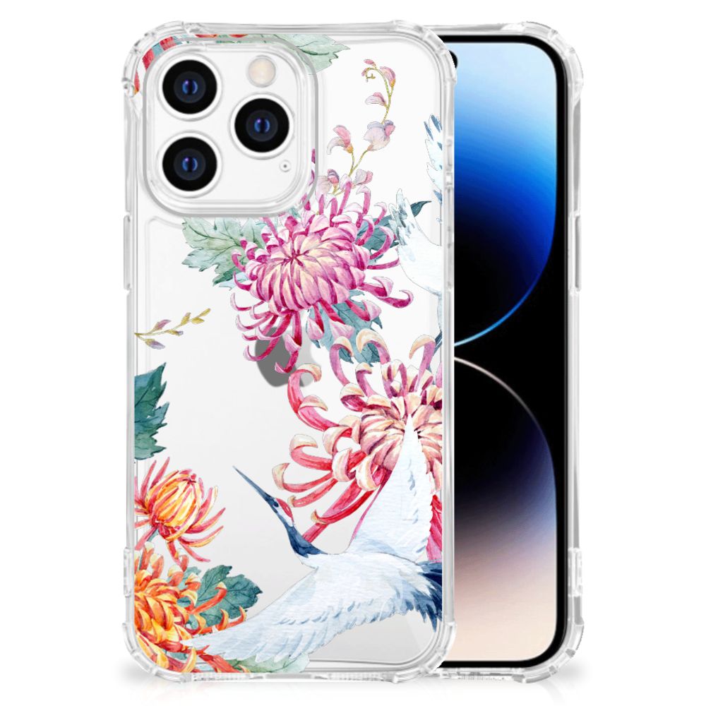 iPhone 14 Pro Case Anti-shock Bird Flowers B2C Telecom