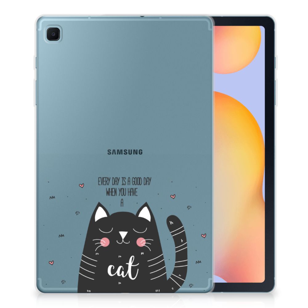 Samsung Galaxy Tab S6 Lite | S6 Lite (2022) Tablet Back Cover Cat Good Day - B2C Telecom