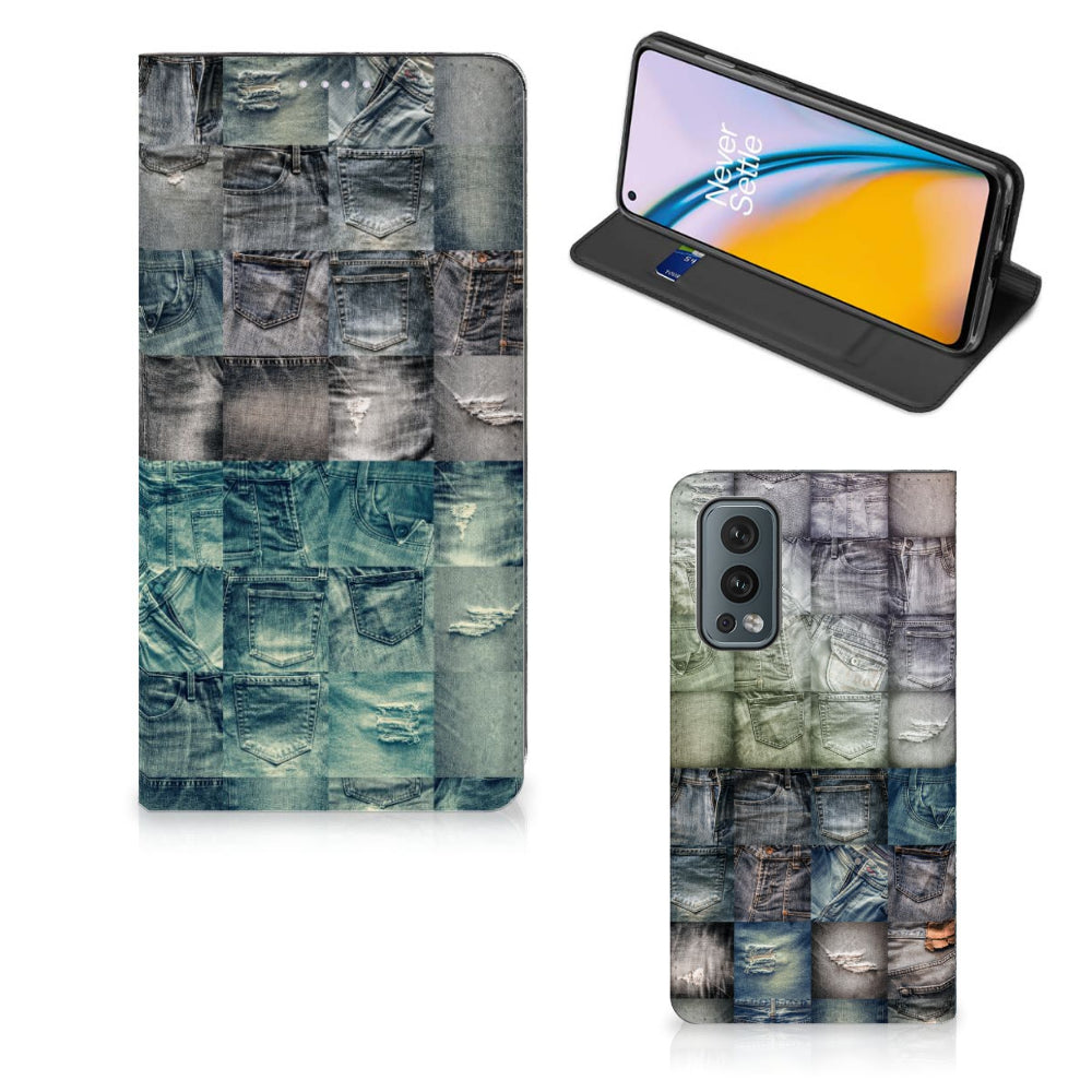 Hippe Standcase OnePlus Nord 2 5G Spijkerbroeken