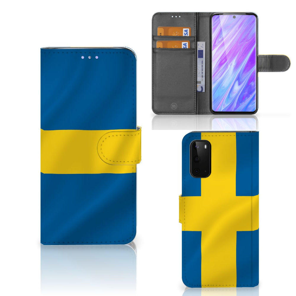 Samsung Galaxy S20 Bookstyle Case Zweden