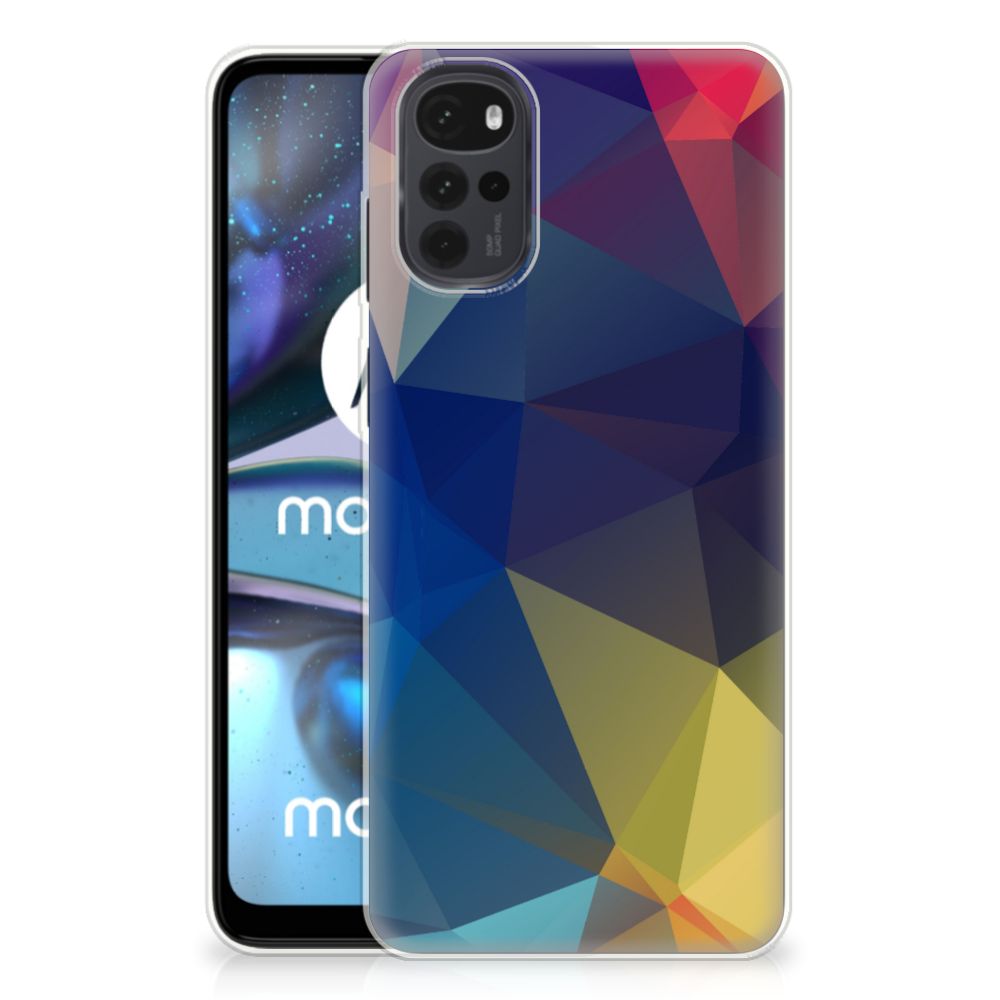 Motorola Moto G22 TPU Hoesje Polygon Dark B2C Telecom
