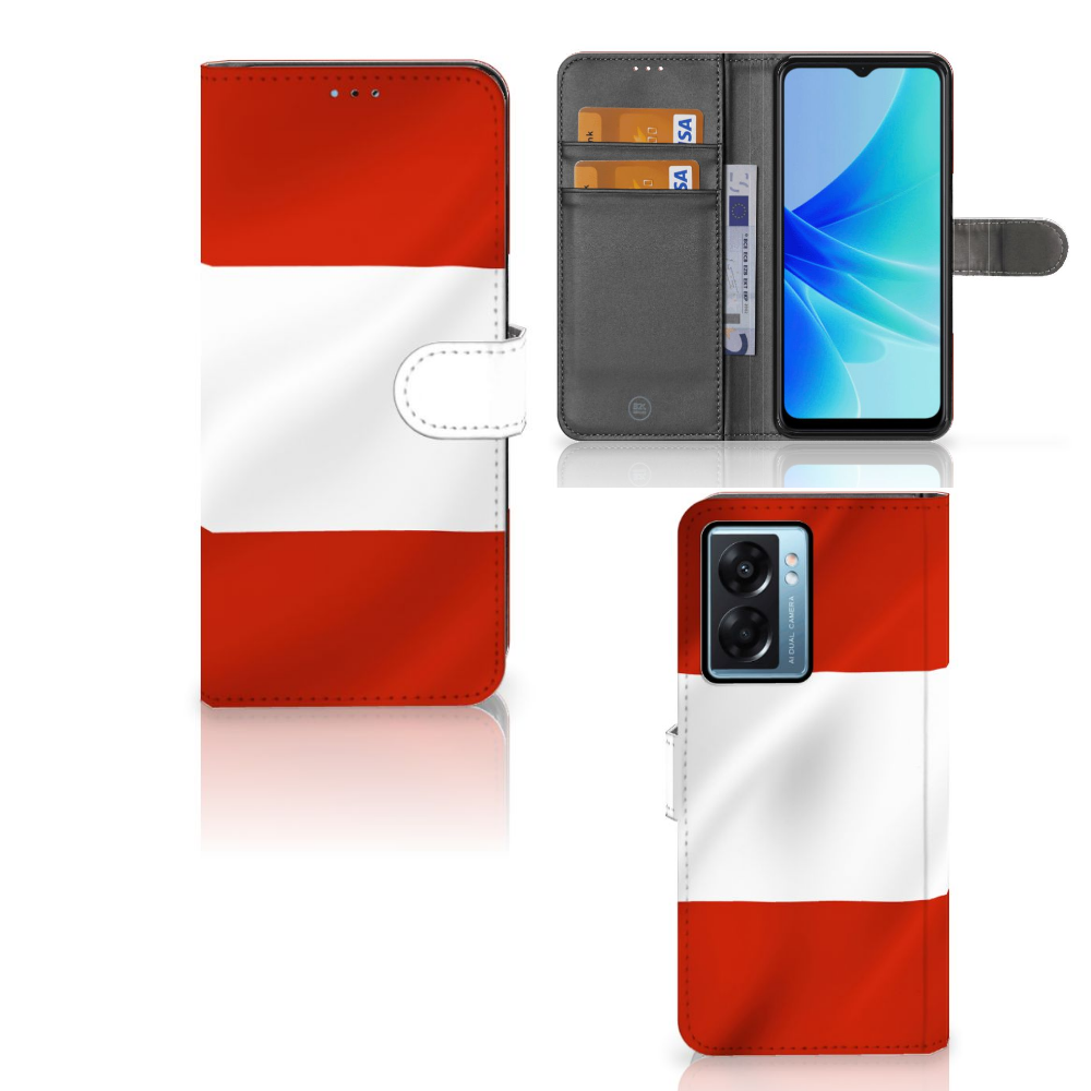 OPPO A77 5G | A57 5G Bookstyle Case Oostenrijk