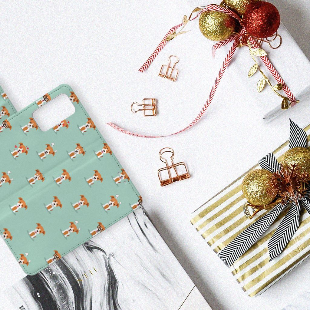 Huawei P40 Pro Telefoonhoesje met Pasjes Pups