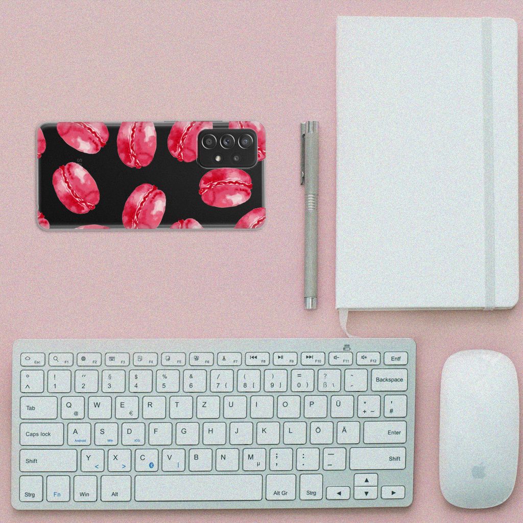 Samsung Galaxy A52 (5G/4G) Siliconen Case Pink Macarons B2C Telecom