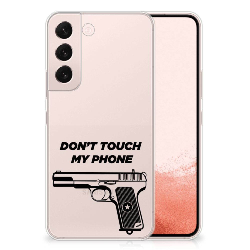 Samsung Galaxy S22 Silicone-hoesje Pistol DTMP