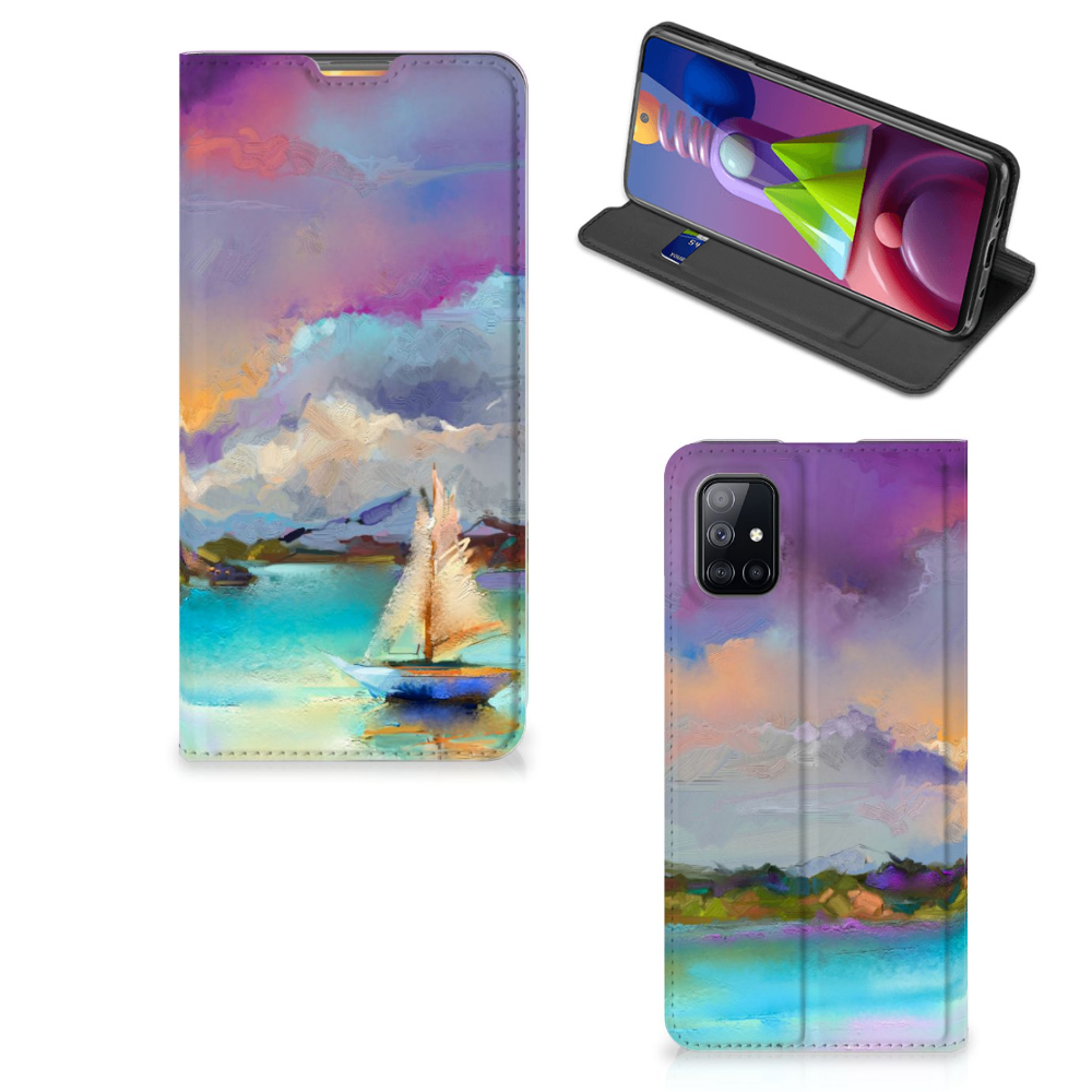 Bookcase Samsung Galaxy M51 Boat