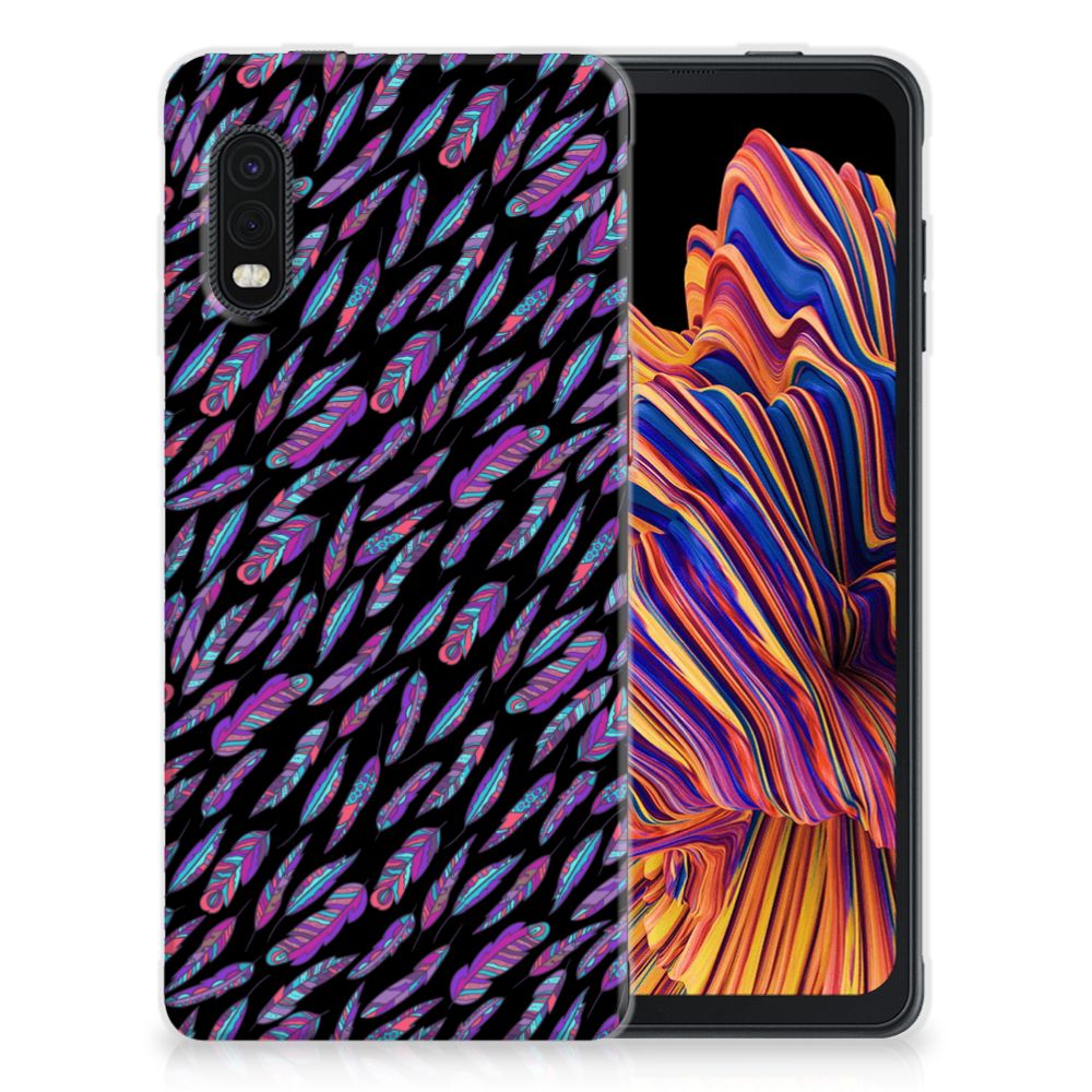 Samsung Xcover Pro TPU bumper Feathers Color B2C Telecom