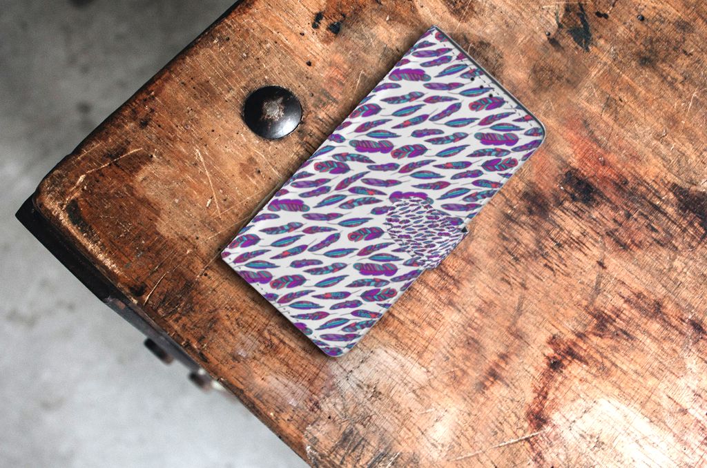 Samsung Xcover Pro Telefoon Hoesje Feathers Color