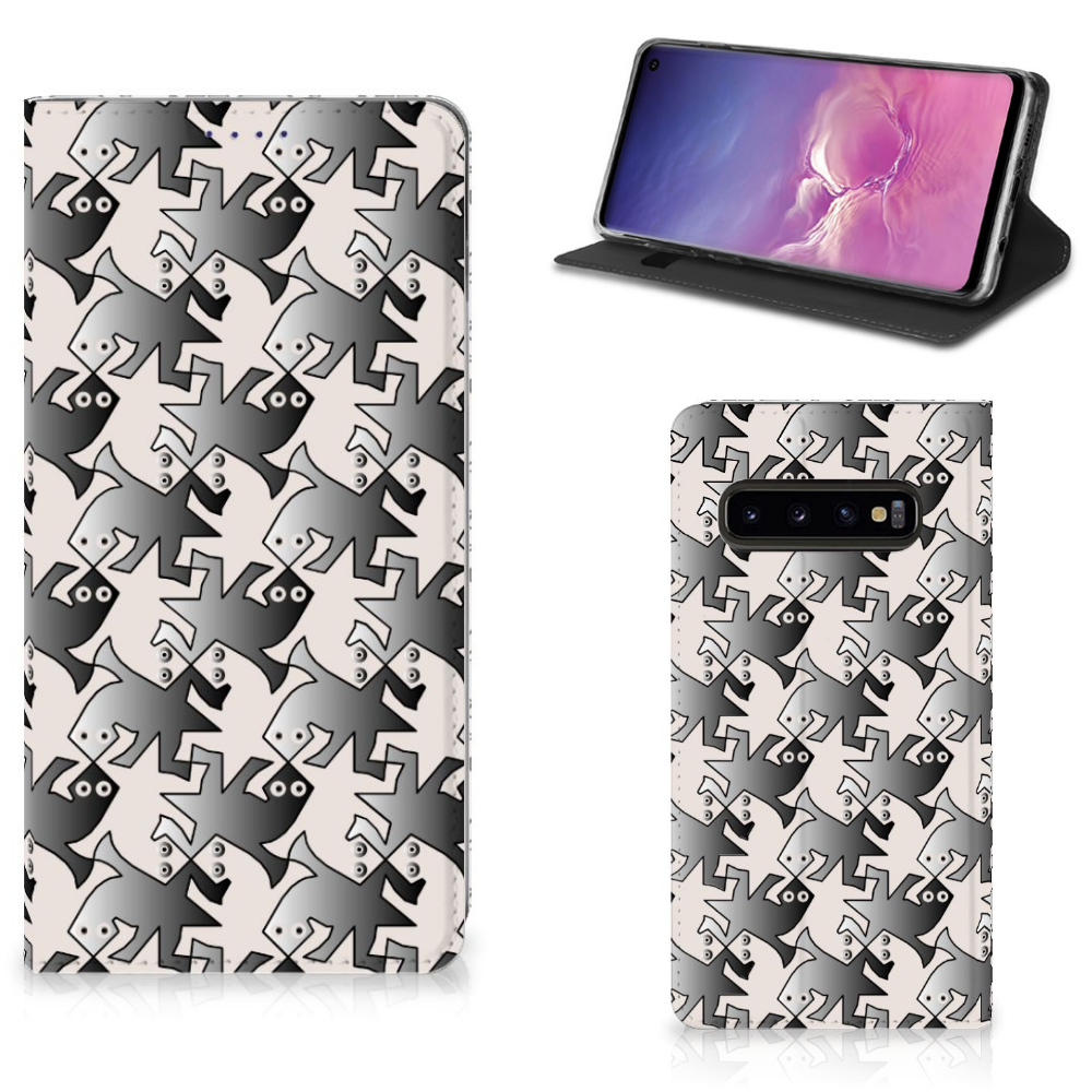 Samsung Galaxy S10 Hoesje maken Salamander Grey