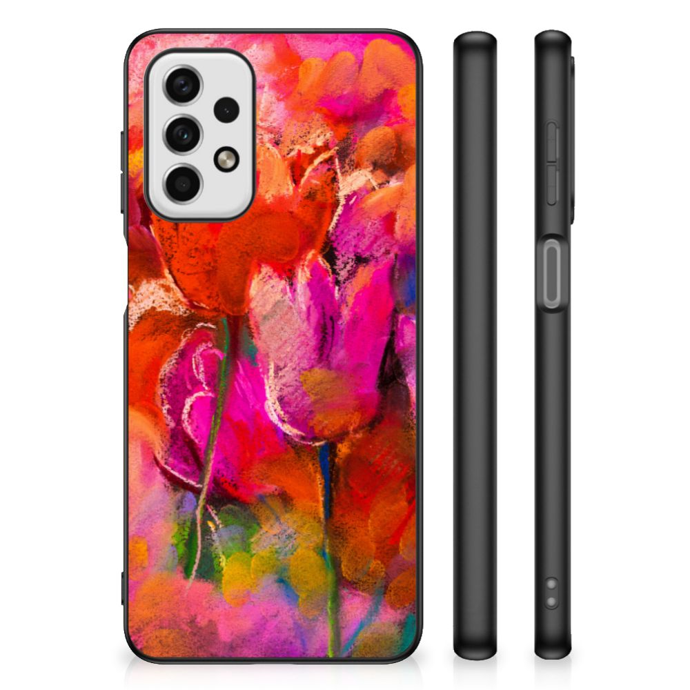 Kleurrijke Telefoonhoesje Samsung Galaxy A23 Tulips
