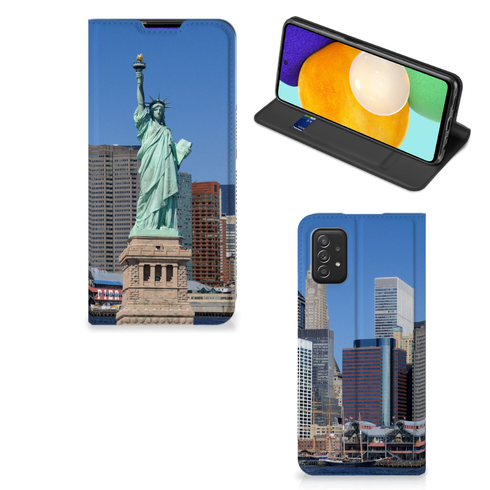Samsung Galaxy A03s Book Cover Vrijheidsbeeld - B2C Telecom