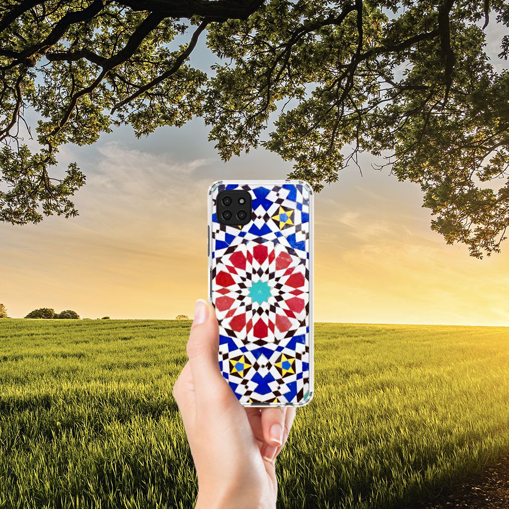 Samsung Galaxy A22 5G Anti-Shock Hoesje Mozaïek B2C Telecom