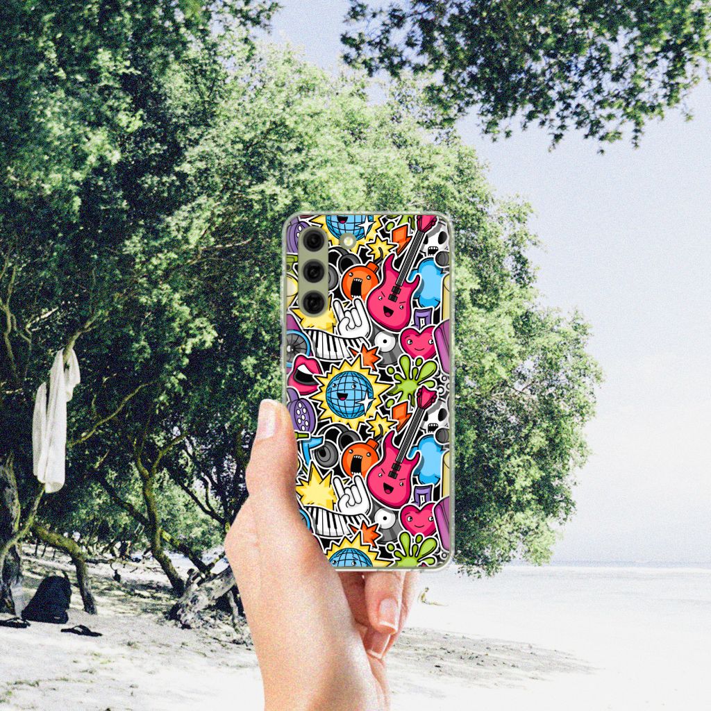 Samsung Galaxy S21FE Silicone Back Cover Punk Rock