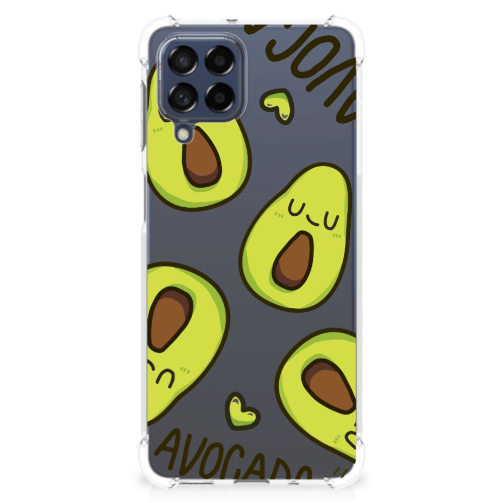 Samsung Galaxy M53 Stevig Bumper Hoesje Avocado Singing B2C Telecom
