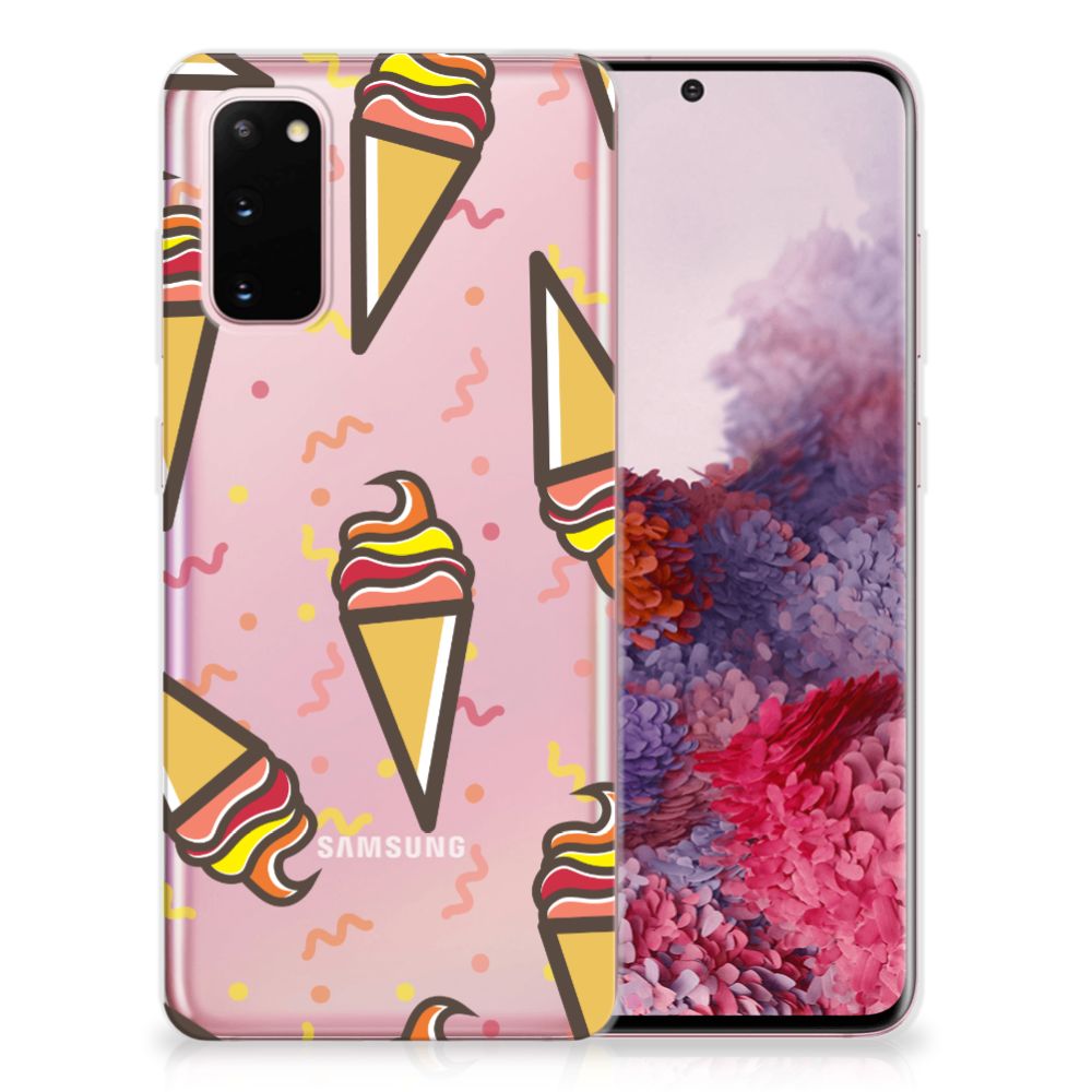 Samsung Galaxy S20 Siliconen Case Icecream B2C Telecom