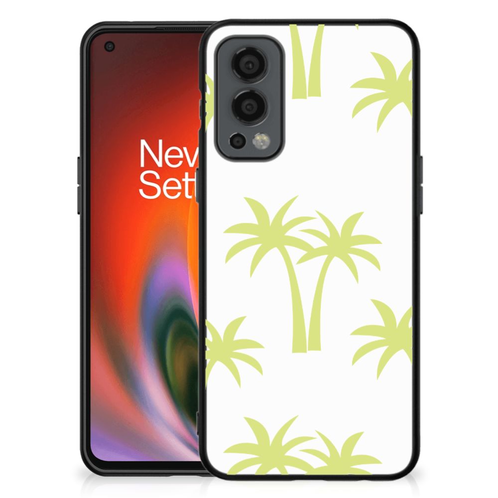 OnePlus Nord 2 Bloemen Hoesje Palmtrees