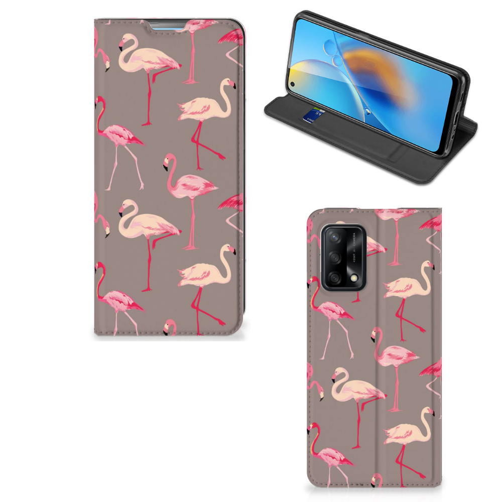 OPPO A74 4G Hoesje maken Flamingo - B2C Telecom
