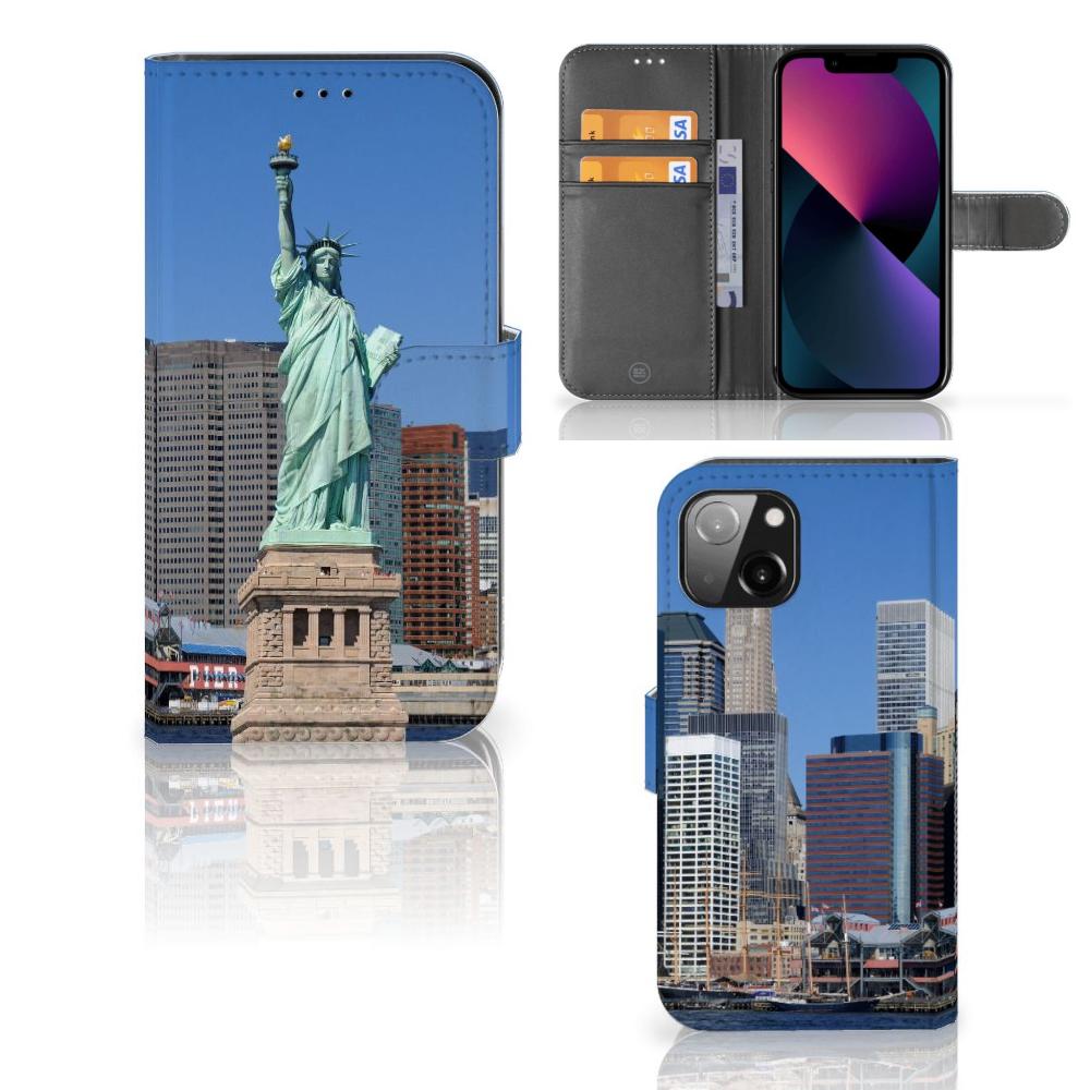 Apple iPhone 13 Flip Cover Vrijheidsbeeld