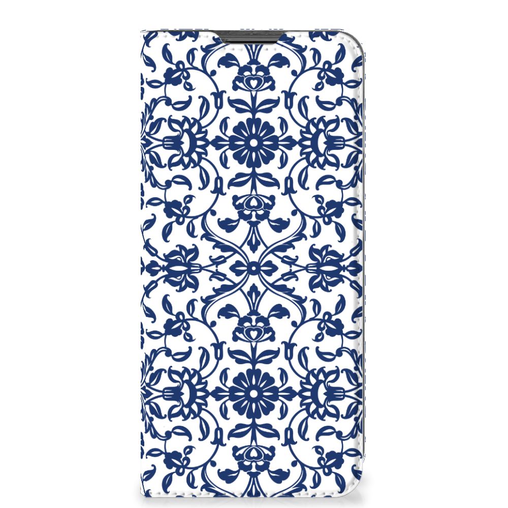 Motorola Moto G22 Smart Cover Flower Blue