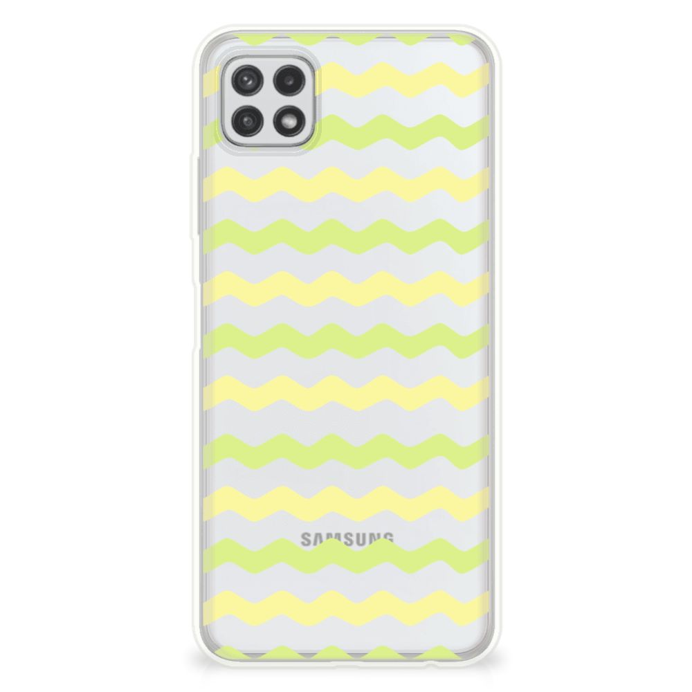 Samsung Galaxy A22 5G TPU bumper Waves Yellow B2C Telecom