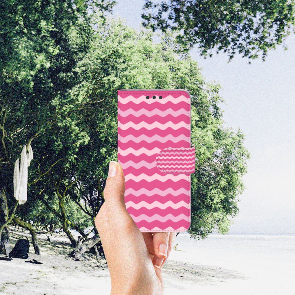 Microsoft Lumia 650 Telefoon Hoesje Waves Pink