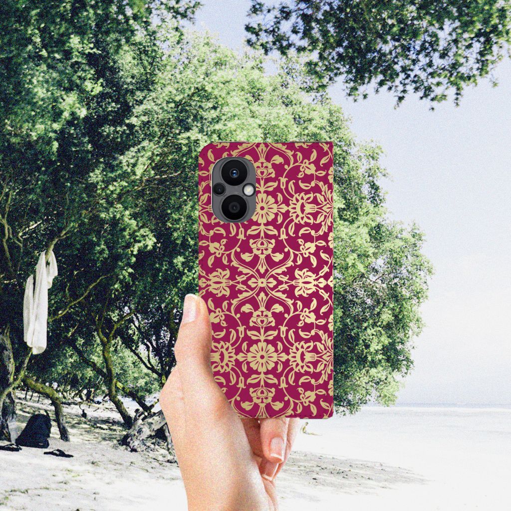 Telefoon Hoesje OPPO Reno8 Lite Barok Pink - B2C Telecom