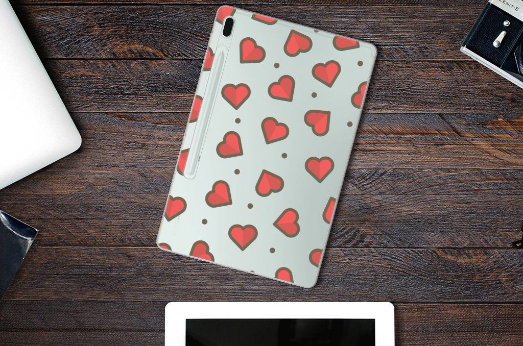 Samsung Galaxy Tab S7FE Hippe Hoes Hearts - B2C Telecom