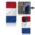 OnePlus 10 Pro Bookstyle Case Nederlandse Vlag met pasjes en artistiek ontwerp van de Nederlandse vlag.