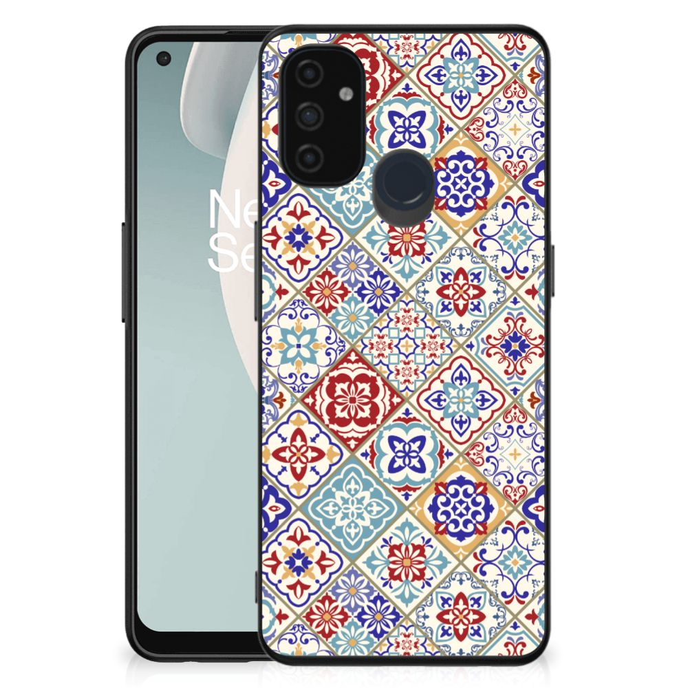 OnePlus Nord N100 Marmeren Print Telefoonhoesje Tiles Color B2C Telecom