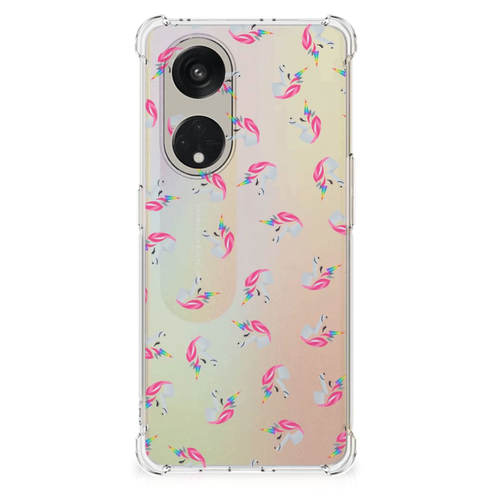 Doorzichtige Silicone Hoesje voor OPPO Reno8 T 5G Unicorns B2C Telecom
