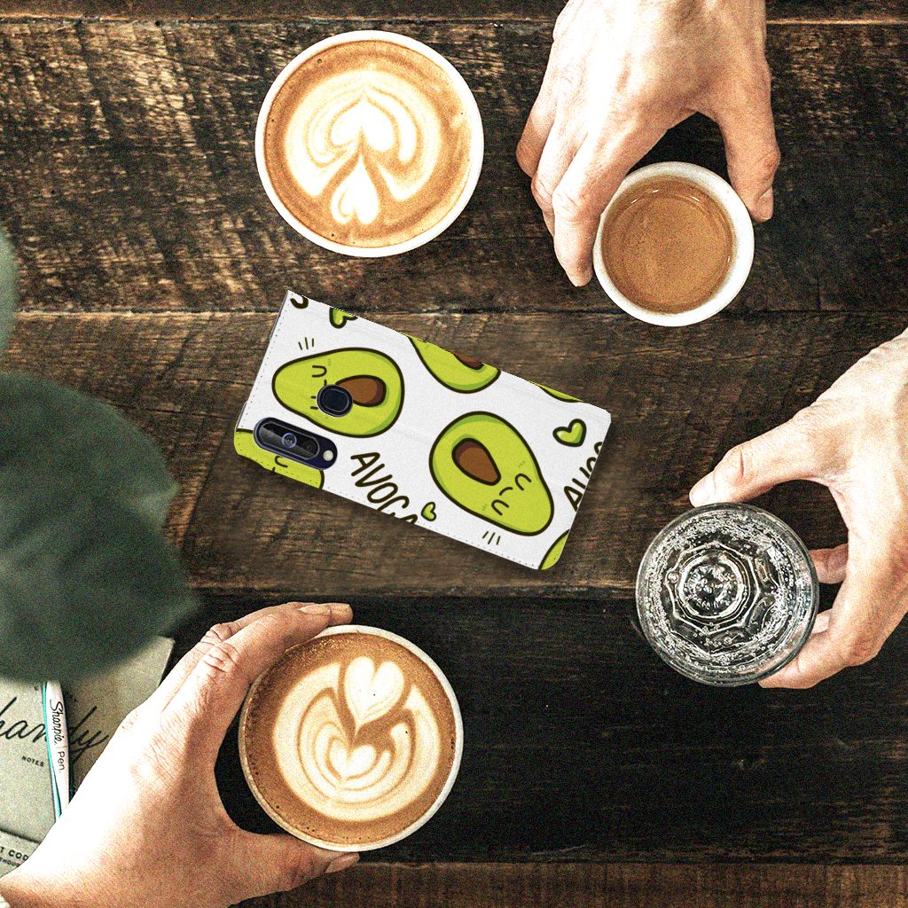 Samsung Galaxy A60 Magnet Case Avocado Singing